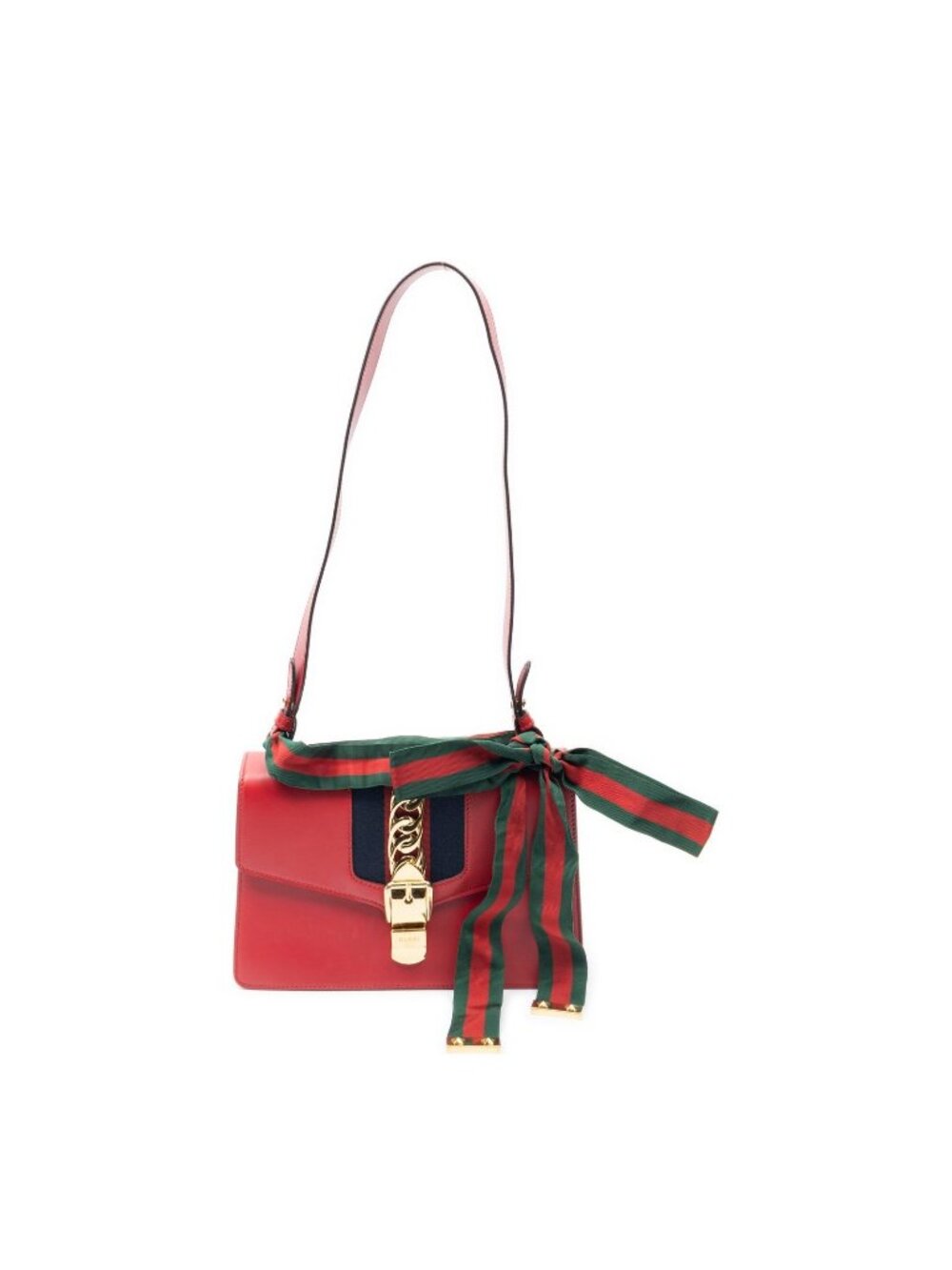 Gucci Small Sylvie Bag Red Smooth Leather